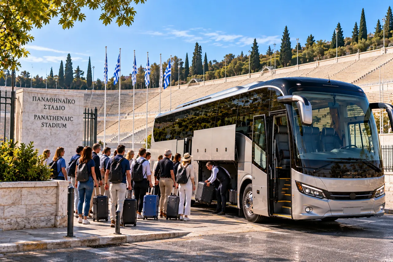 Panathenaic Stadium Bus Hire